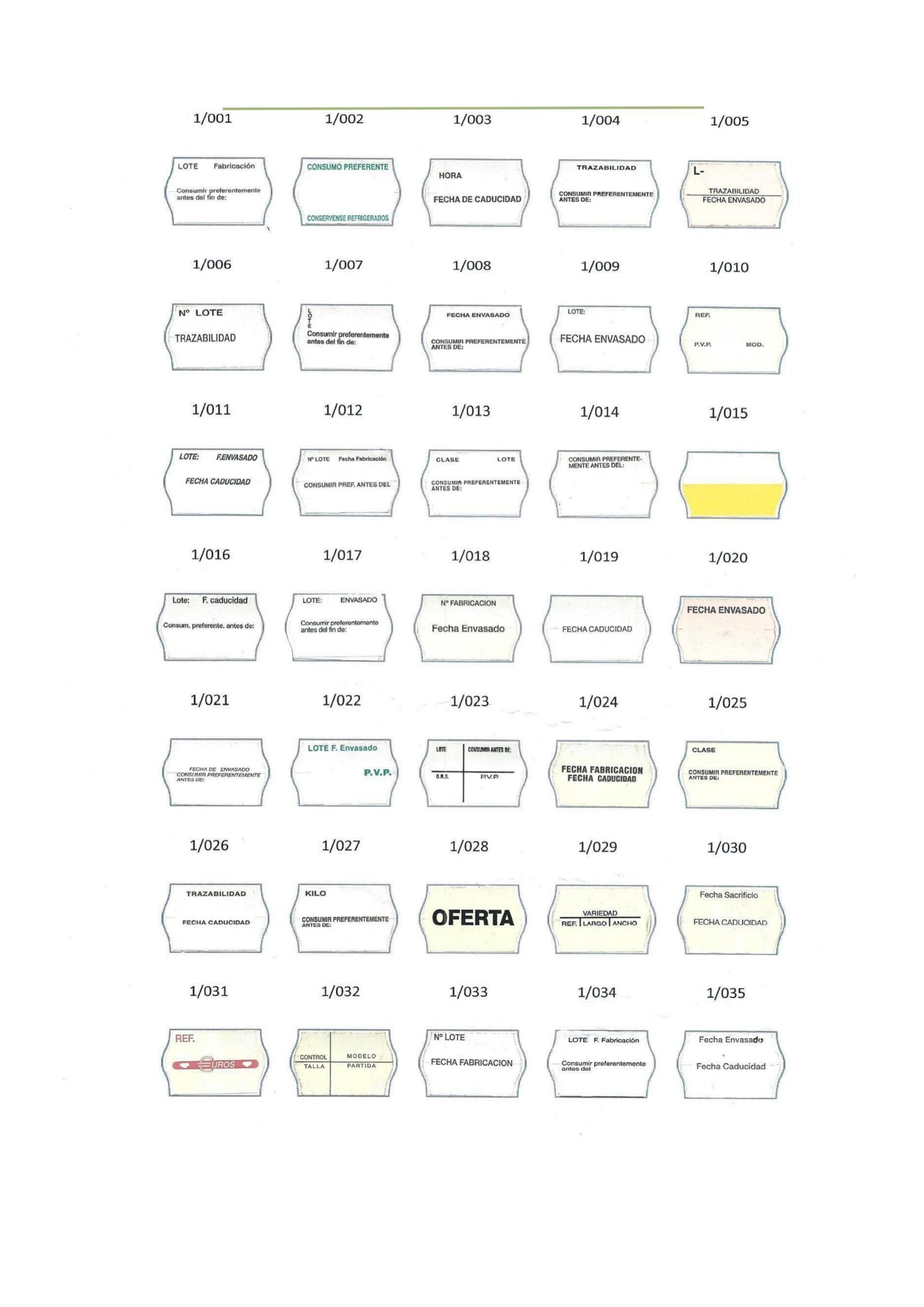 Rollos de etiquetas 26x16 impresas trazabilidad - Imagen 2