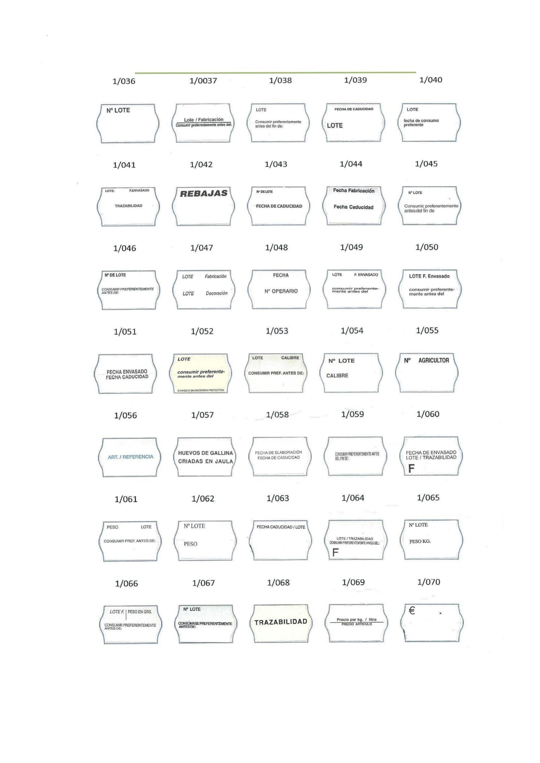 Rollos de etiquetas 26x16 impresas trazabilidad - Imagen 3