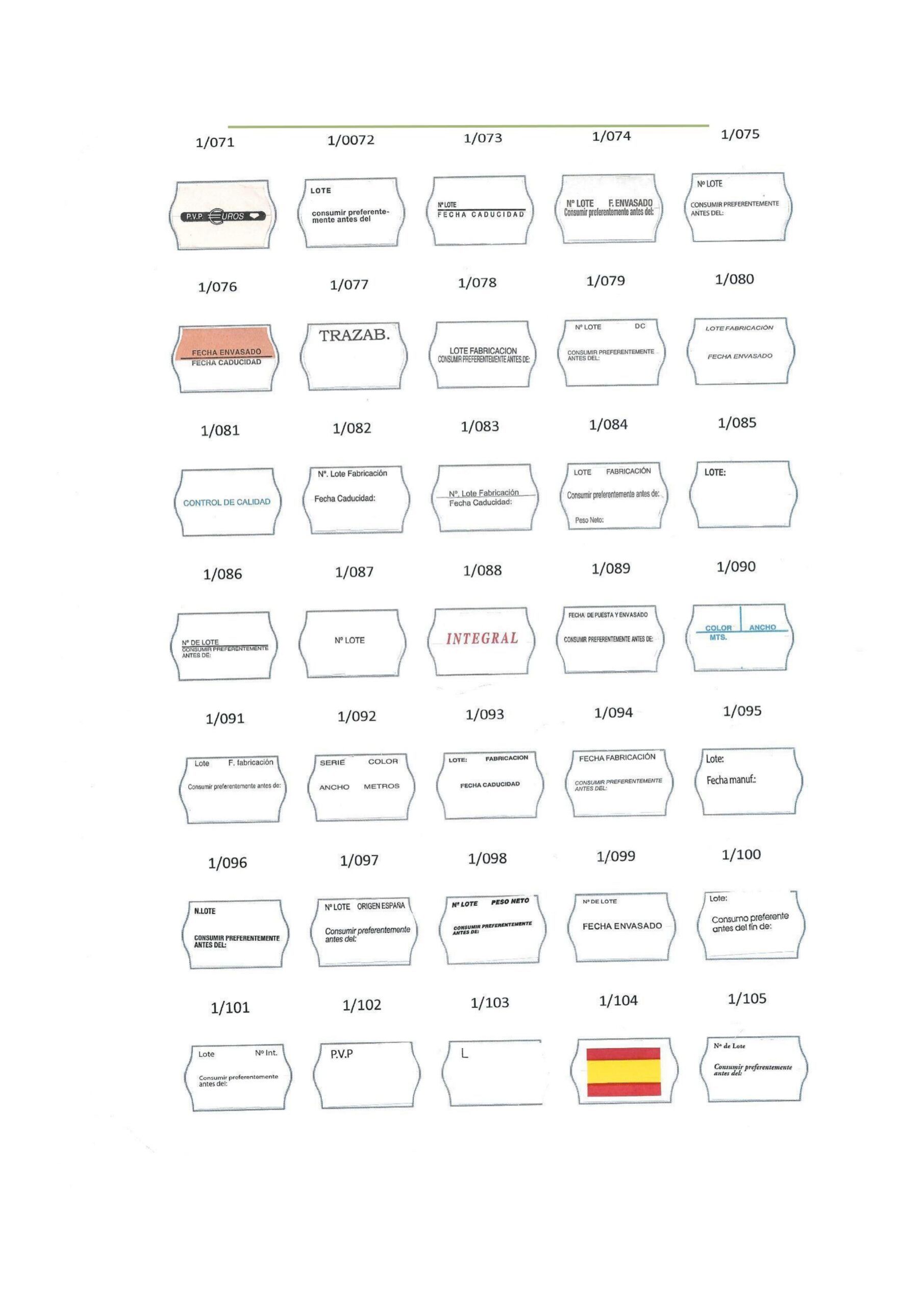 Rollos de etiquetas 26x16 impresas trazabilidad - Imagen 4