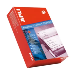 Etiquetas APLI 101,6 × 48,7 mm permanente blanco (3.000 uds.)