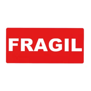Etiquetas «Frágil» APLI 100 × 50 mm en rollo (200 uds.)