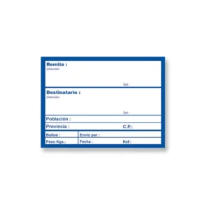 Etiquetas de envío APLI 109 × 82 mm en rollo (200 uds.)