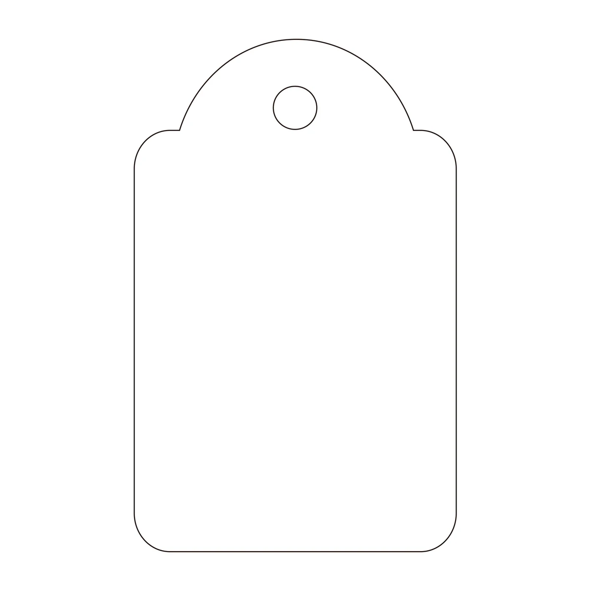 Etiquetas colgantes APLI 22 × 35 mm blanco (500 uds.) - Imagen 2