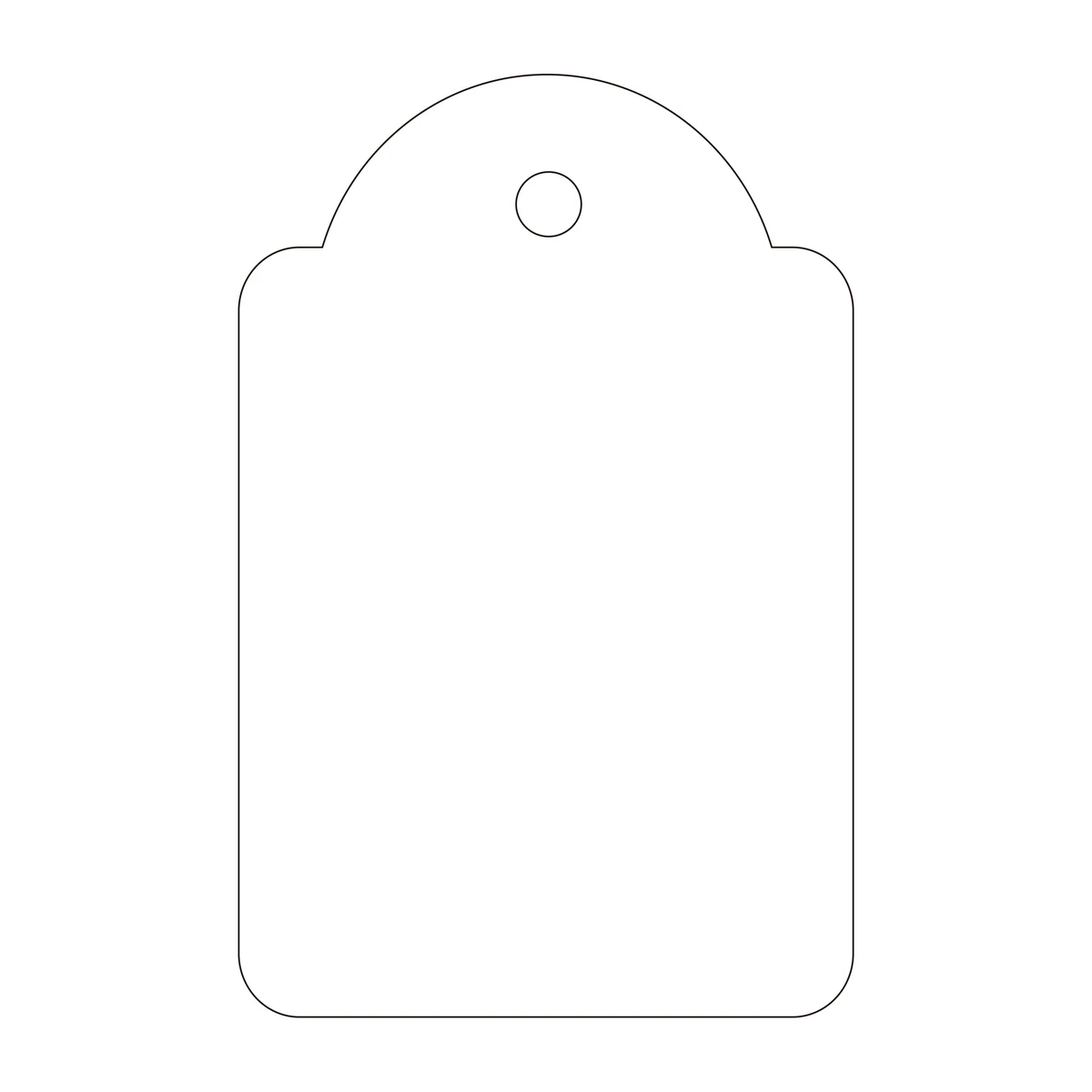 Etiquetas colgantes APLI 28 × 43 mm blanco (500 uds.) - Imagen 2