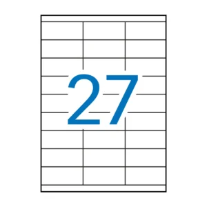 Etiquetas APLI 70 × 30 mm A4 permanente blanco (2.700 uds.)