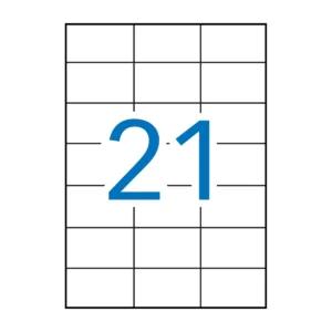 Etiquetas APLI 70 × 42,4 mm A4 permanente blanco (2.100 uds.)