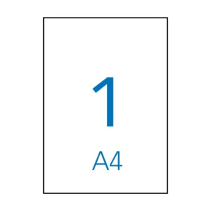 Etiquetas APLI 210 × 297 mm A4 permanente blanco (100 uds.) – ref. 01281