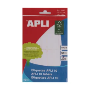 Etiquetas APLI 13 × 40 mm permanente blanco (280 uds.)