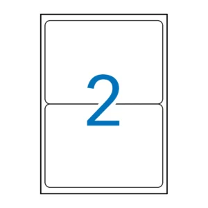 Etiquetas APLI 199,6 × 144,5 mm A4 permanente blanco (200 uds.)