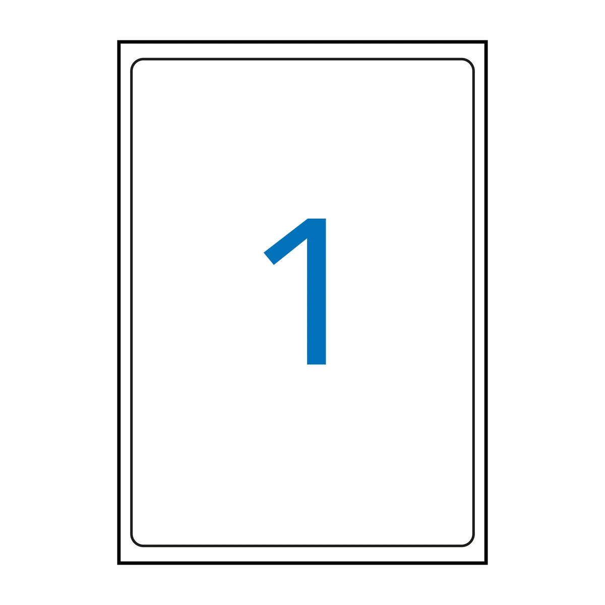 Etiquetas APLI 199,6 × 289,1 mm A4 permanente blanco (10 uds.) - Imagen 2