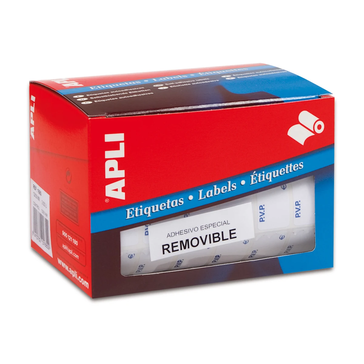 Etiquetas PVP APLI 12 × 18 mm en rollo (3.360 uds.) - Imagen 2