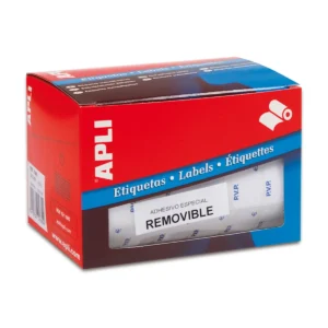 Etiquetas PVP APLI 16 × 22 mm en rollo (2.520 uds.) – ref. 10087