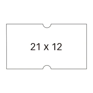 Etiquetas APLI 21 × 12 mm en rollo, blanco (6.000 uds.)