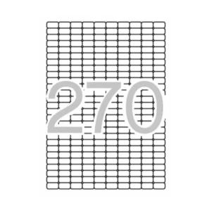 Etiquetas APLI 17,8 × 10 mm A4 removible blanco (6.750 uds.)