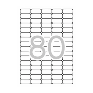 Etiquetas APLI 35,6 × 16,9 mm A4 removible blanco (2.000 uds.)