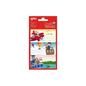 Etiquetas escolares APLI Aviación 83 × 43 mm (9 uds.)