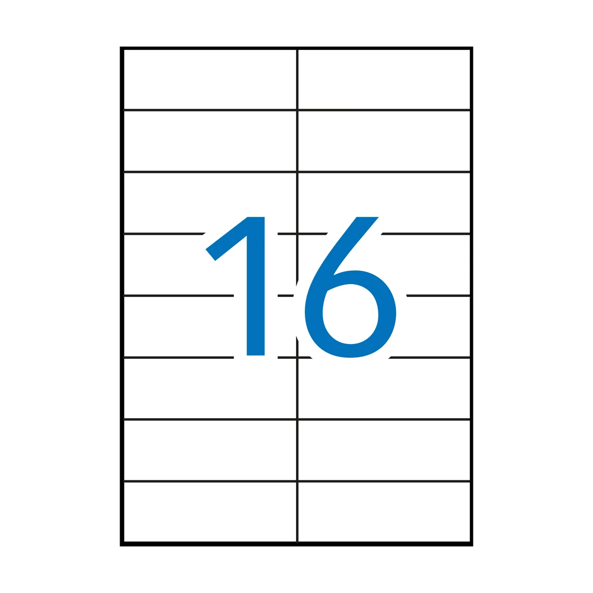 Etiquetas APLI 105 × 37 mm A4 permanente verde (1.600 uds.)