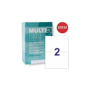 Etiquetas Multi3 210 × 148 mm A4 permanente blanco (1.000 uds.)