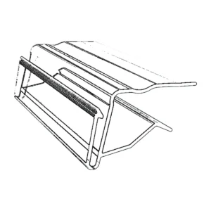 Imagen real de Carril Opticon para estante plano de 8-12 mm de 1 m, referencia Opticon 14746