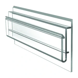 Imagen real de Carril Opticon para estante plano de 16-30 mm de 1 m, referencia Opticon 14752
