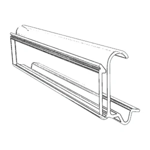 Imagen real de Carril Opticon para estante especial H de 19-20,5 mm de 1 m, referencia Opticon 14754