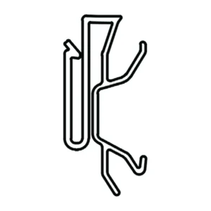 Imagen real de Carril Opticon plano con cinta adhesiva, referencia Opticon 14929