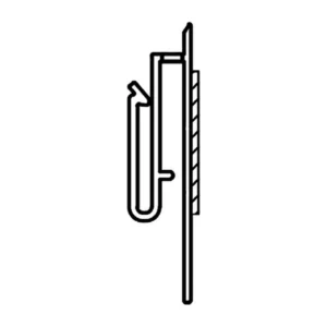 Imagen real de Carril Opticon superior con cinta adhesiva, referencia Opticon 14930