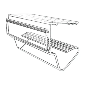 Imagen real de Carril Opticon Fortezza P25, referencia Opticon 14932