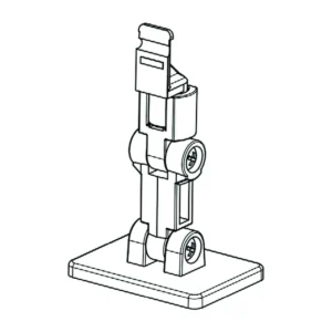 Imagen real de Soporte magnético Opticon para etiquetas ESL, referencia Opticon 14993