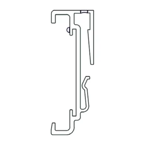 Carril frontal Opticon para etiquetas ESL SE-2xx de 1 m